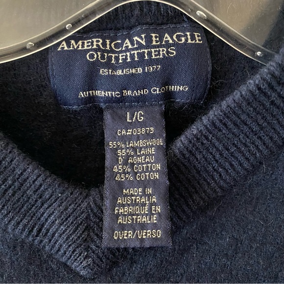Vintage Y2K American Eagle Lambswool blend Sweater - Picture 6 of 6
